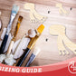 Unfinished Wood Scarf Silhouette | DIY Winter Craft Cutout | up to 46" DIY