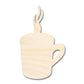 Unfinished Steamy Mug Shape | Craft Cutout | up to 46" DIY