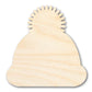Unfinished Wood Winter Hat Silhouette | DIY Winter Craft Cutout | up to 46" DIY
