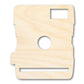 Unfinished Wood Vintage Camera Shape | Craft Cutout | up to 46" DIY