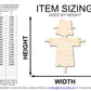 Unfinished Wood Scarecrow Shape | DIY Fall Harvest Craft Cutout | up to 46" DIY