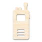 Unfinished Wood Walkie Talkie Shape | Craft Cutout | up to 46" DIY