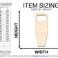 Unfinished Wood EMF Meter Shape | Craft Cutout | up to 46" DIY