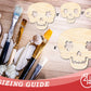 Unfinished Wood Flower Skull Shape | DIY Day of the Dead Craft Cutout | up to 46" DIY