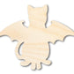 Unfinished Wood Bat Cat Shape | DIY Halloween Cat Craft Cutout | up to 46" DIY
