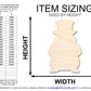 Unfinished Wood Groundhog Shape | Groundhog Day | DIY Craft Cutout | up to 46" DIY