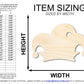 Unfinished Wood Jester Hat Silhouette | Mardi Gras | DIY Craft Cutout | up to 46" DIY