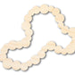 Unfinished Wood Bead Necklace Shape | Mardi Gras | DIY Craft Cutout | up to 46" DIY