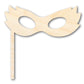 Unfinished Wood Stick Mask Shape | Mardi Gras | DIY Craft Cutout | up to 46" DIY