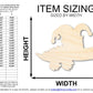 Unfinished Wood Alligator Jester Shape | Mardi Gras | DIY Craft Cutout | up to 46" DIY