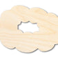 Unfinished Wood King Cake Silhouette | Mardi Gras | DIY Craft Cutout | up to 46" DIY