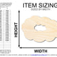 Unfinished Wood King Cake Silhouette | Mardi Gras | DIY Craft Cutout | up to 46" DIY