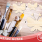 Unfinished Heart Butterfly Shape | DIY Craft Cutout | up to 46" DIY
