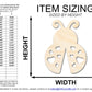 Unfinished Heart Ladybug Shape | DIY Craft Cutout | up to 46" DIY