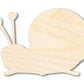 Unfinished Heart Snail Shape | DIY Craft Cutout | up to 46" DIY
