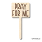 Unfinished Wood Funny Plant Stakes | 24 Options | 5" Tall | 1/8" Wood | Wood Craft Cutout