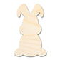 Unfinished Sitting Bunny Silhouette | Easter | DIY Craft Cutout | up to 46" DIY