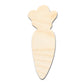 Unfinished Cute Carrot Shape | Easter | DIY Craft Cutout | up to 46" DIY
