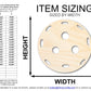 Unfinished Pickleball Ball Shape | DIY Craft Cutout | up to 46" DIY