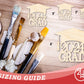 Unfinished 2024 Grad Graduation Cap Shape | DIY Craft Cutout | up to 46" DIY