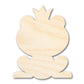 Unfinished Frog Prince Wood Cutout Shape | DIY Craft Cutout | up to 46" DIY
