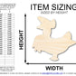 Unfinished Mother Goose Wood Cutout Shape | DIY Craft Cutout | up to 46" DIY