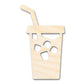 Unfinished Iced Coffee Shape | DIY Craft Cutout | up to 46" DIY