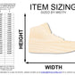 Unfinished Sneaker Shoe Silhouette | DIY Craft Cutout | up to 46" DIY