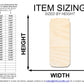 Unfinished Tall Can Shape | DIY Craft Cutout | up to 46" DIY