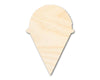 Unfinished Snow Cone Shape | DIY Craft Cutout | up to 46" DIY