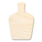 Unfinished Whisky Bottle Silhouette | DIY Craft Cutout | up to 46" DIY