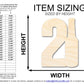 Unfinished Twenty One Bottle Shape | DIY Craft Cutout | up to 46" DIY
