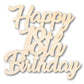 Unfinished Happy Eighteenth Birthday Shape | DIY Craft Cutout | up to 46" DIY