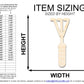 Unfinished Garden Rake Shape | DIY Craft Cutout | up to 46" DIY