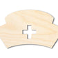 Unfinished Nurse Hat Shape | DIY Craft Cutout | up to 46" DIY
