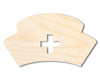 Unfinished Nurse Hat Shape | DIY Craft Cutout | up to 46" DIY