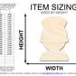 Unfinished Nurse Shape | DIY Craft Cutout | up to 46" DIY
