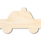 Unfinished Cartoon Police Car Shape | DIY Craft Cutout | up to 46" DIY