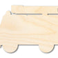 Unfinished Cartoon Fire Truck Shape | DIY Craft Cutout | up to 46" DIY