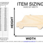Unfinished Cartoon Ambulance Shape | DIY Craft Cutout | up to 46" DIY