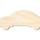 Unfinished Economy Car Shape | DIY Craft Cutout | up to 46" DIY
