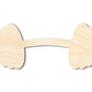 Unfinished Barbell Shape | DIY Craft Cutout | up to 46" DIY