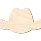 Unfinished Wood Cowboy Hat Shape | DIY Craft Cutout | up to 46" DIY