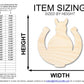 Unfinished Horseshoe Horse Shape | DIY Craft Cutout | up to 46" DIY