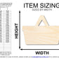 Unfinished Picnic Basket Shape | DIY Craft Cutout | up to 46" DIY