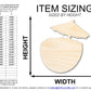 Unfinished Coconut Drink Shape | DIY Craft Cutout | up to 46" DIY