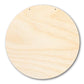 Unfinished Circle Door Hanger | DIY Craft Cutout | Door Hanger | up to 46" DIY