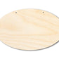 Unfinished Oval Door Hanger | DIY Craft Cutout | Door Hanger | up to 46" DIY