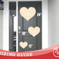 Unfinished Heart Door Hanger | DIY Craft Cutout | Door Hanger | up to 46" DIY