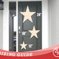 Unfinished Star Door Hanger | DIY Craft Cutout | Door Hanger | up to 46" DIY